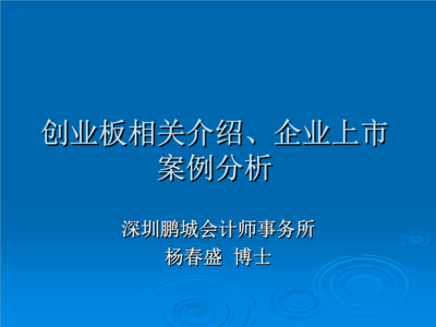 创业案例分析报告
